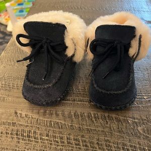UGG navy baby booties!